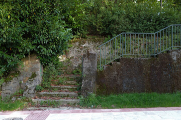 Poster - Old stairs in the park