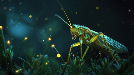 cricket at the night wallpaper