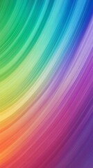 Poster - Abstract rainbow background with curved lines.