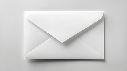 177. A pristine white envelope with a clean, smooth texture