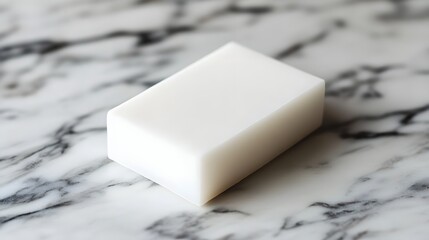 117. A classic white soap bar with a clean surface