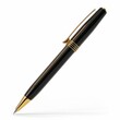 © Worrapol - Classic Black and Gold Pen on White background