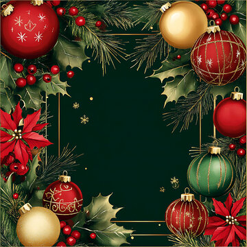 Seasonal design banners for a happy holiday season and a Merry Christmas