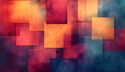 Poster - A vibrant abstract background featuring colorful shapes and gradients, perfect for artistic or modern design projects.