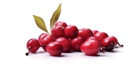 Canvas Print - Cranberries with Dewdrops