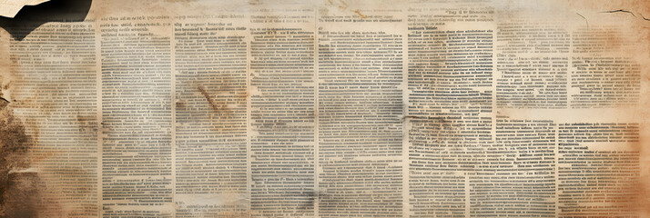 Newspaper paper grunge vintage old aged texture background. 