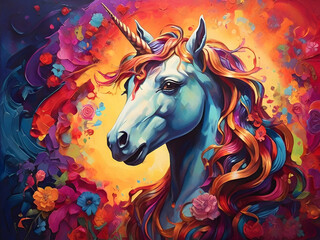  horse in the woods,Ai generated 
