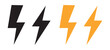 © Ahmed - Thunder bolt flash icon, yellow flash lightning bolt icon. vector illustration.