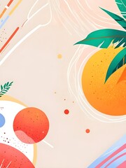 Poster - Abstract  Summer Design