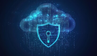 Poster - Cloud Security and Data Protection Concept