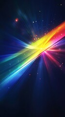 Poster - Understanding the Diffraction of Light With Vibrant Colors and Patterns in a Dark Setting