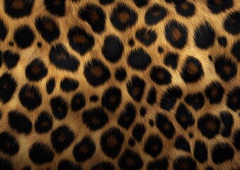 Wall Mural - Close-up of Leopard Fur Texture