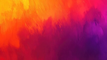 Fototapete - A vibrant gradient background blending rich tones of orange, red, and purple, perfect for artistic and creative projects.