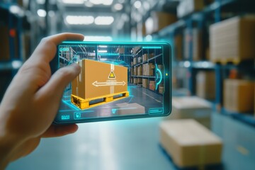 Poster - Leveraging augmented reality technology can significantly enhance the efficiency of package tracking and logistics management within the modern and complex supply chain system in todays economy