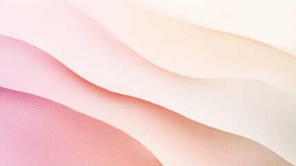 Poster - Soft gradient paper texture transitioning from light beige to pastel pink, with a subtle grain pattern, for gentle designs