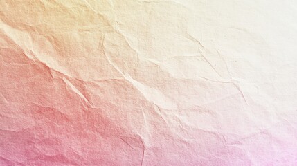 Poster - Soft gradient paper texture transitioning from light beige to pastel pink, with a subtle grain pattern, for gentle designs