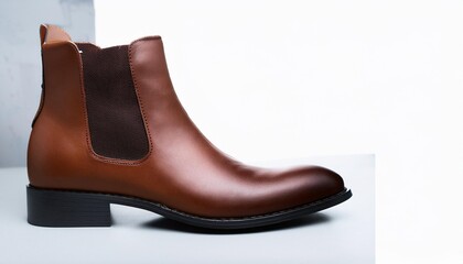 stylish chelsea boots in rich leather