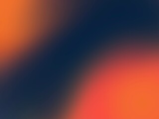 Wall Mural - A blurry image of a blue and orange background