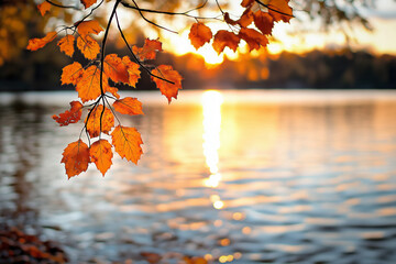 Wall Mural - Autumn Sunset