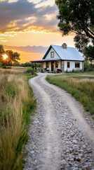 Canvas Print - Country Sunset