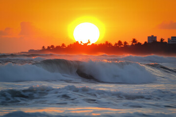 Wall Mural - Sunset Sea