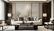 © 钱 张 - Showcase the elegance of modern Chinese home design, blending classical and modern aesthetics.