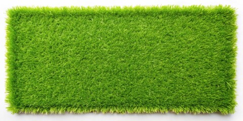 Wall Mural - Green, organic grass mat from Thailand for a natural outdoor lawn look