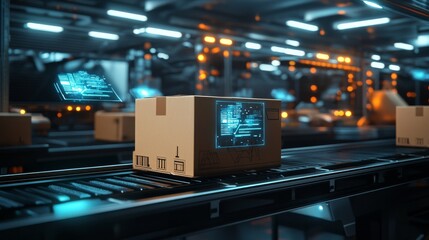 Poster - Discover how augmented reality is enhancing package tracking and logistics, improving delivery and pickup efficiency in transportation systems and workflows, and streamlining processes