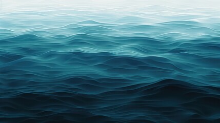 Wall Mural - Abstract Ocean Waves