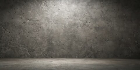 Wall Mural - Dark and empty concrete stone surface with a textured finish