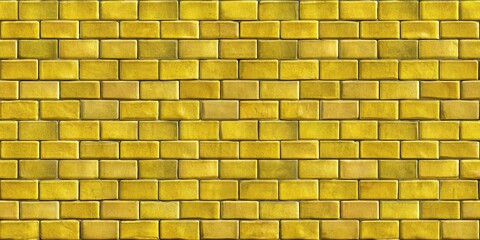Yellow brick road seamless tile texture wallpaper background for various design projects