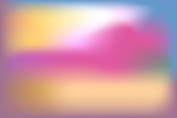 Poster - Light mix color gradient background, texture blur abstract background, abstract gradation blur texture. Blurred colored soft gradient background for presentation, banner, backdrop