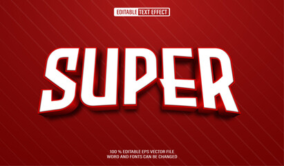 Poster - Editable 3d text style effect - Power text effect Template