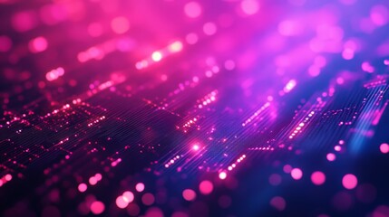 Poster - This stunning digital background features vibrant colors and mesmerizing abstract patterns, ideal for tech projects, AI applications, data visualization, and innovative audio graphic design