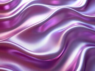 Poster - A visually striking image showcasing a colorful wave pattern with a smooth silky texture, creating a calming and luxurious aesthetic suitable for abstract art projects.