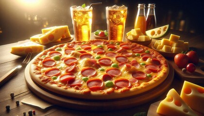 Wall Mural - Pizza