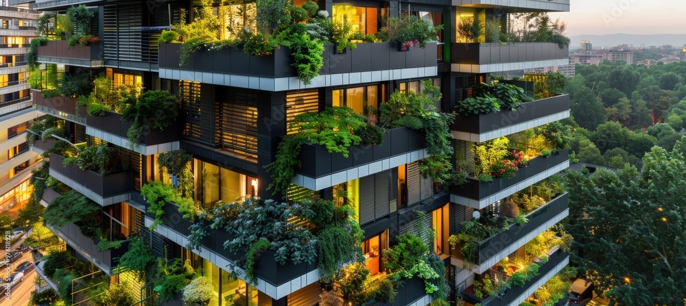 Sustainable Urban Living: Energy-Efficient Apartment Building with ...