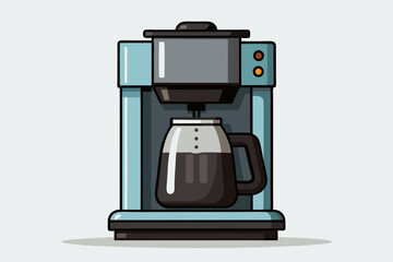 Coffee machine isolated