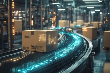 Poster - This indepth discussion explores innovative augmented reality applications that aim to significantly improve both the efficiency and effectiveness of future supply chain package tracking systems