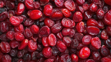 Dried Cranberries Background