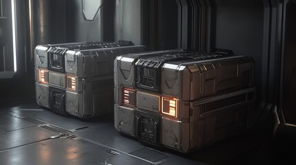 cargo boxes delivery system 