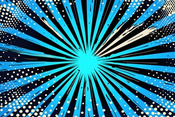 Aufkleber - A dark blue and black background with white dots, ideal for use in infographics or as a texture