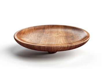 Aufkleber - A wooden bowl placed on a table surface