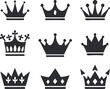 © MDMASUD - Crown icons set. Vector