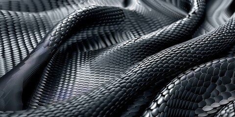 Sticker - Abstract background with snake skin and grey industrial design with strong light lines, minimalist style.