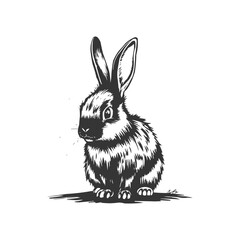 rabbit logo illustration