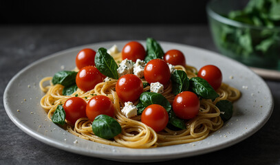 Wall Mural - spaghetti with new style 