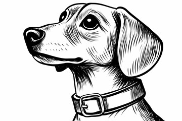 Cute coloring page featuring a playful dog for kids creativity.