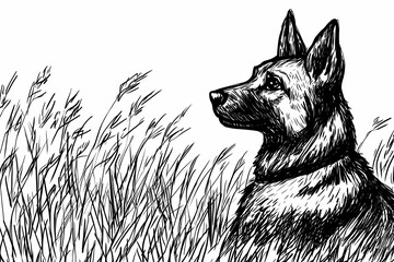 Cute coloring page featuring a playful dog for kids creativity.