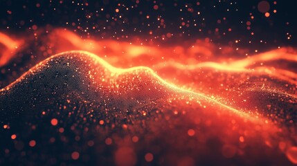 Wall Mural - Abstract digital technology data background